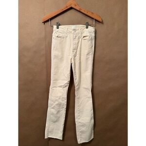 Mother High Waisted Rascal Ankle Fray Jean